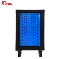 Armoire à outils RT TOOL à 6 tiroirs, 47*70*89cm, chariot à outils en métal sur roulettes pour l'entretien en usine, avec outils