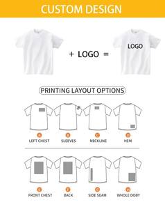 Camiseta de Manga Corta para Hombre, 230g, Algodón Grueso, Cuello Redondo, Color Blanco Sólido, 100% Algodón, Colección de Verano, Little Red <span class=keywords><strong>Book</strong></span> - Product Image 6