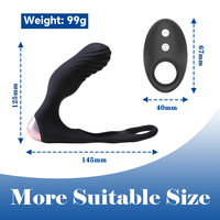 Stimulateur de point P chauffant - Masseur de prostate rotatif chauffant avec télécommande mains libres, jouet anal en silicone sans danger pour le corps