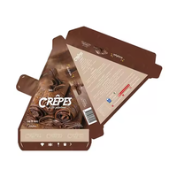 Boîtes d'emballage cadeaux pour crêpes, bonbons et desserts en forme triangulaire, écologiques et personnalisables, populaires de ZHONGXING