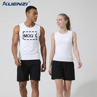 Débardeur Kuenzi personnalisé avec logo, vierge pour impression, coupe standard 5X, sans manches, 47% modal, 47% coton, 6% élasthanne, 180 GSM