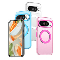 Coque de téléphone magnétique PC dur en TPU souple mat coloré pour Google pixel 10 pro XL/pixel 10/10pro/9A/9/9Pro étui de téléphone portable