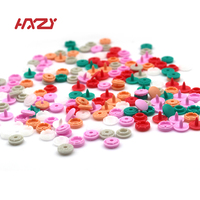 Boutons en plastique à pression écologiques et colorés de 10 mm pour la décoration des vêtements pour enfants