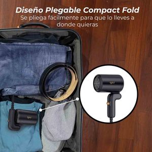 Asciugacapelli da Viaggio Blackpearl 400W, Design Pieghevole, Compatto e Leggero per Uso in Viaggio - Product Image 3