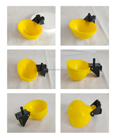 YYC Cage à oiseaux tasse poulet eau tasses automatique volaille buveur tasse pour Pigeon oiseau poulet