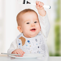 Bavoirs pour bébés en coton biologique 100% super absorbants, forme U, avec logo personnalisé, pour nourrissons et tout-petits, doux comme des serviettes – Offre Spéciale