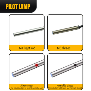 Hltnc LR4-01P1 PNP ปกติแล้วจะปิด LR4-01P2 PNP โดยปกติกับเส้นผ่านศูนย์กลาง3มม. และ4มม. สวิทช์พร็อกซิมิตี้สำหรับ CNC - Product Image 5