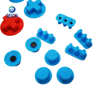 Boutons de volant gauche et droit Deson Digital pour consoles de jeu, clavier en silicone avec logo imprimé, boutons en caoutchouc à point unique découpés
