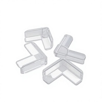 Lot de 6 protections d'angle de table en silicone souple en forme de L, protection pour bébé, protection des bords du bureau