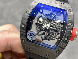 นาฬิกาข้อมือกลไกอัตโนมัติคุณภาพสูงสุดจากโรงงาน ผลิตจากคาร์บอนไฟเบอร์ กันน้ำ ดีไซน์บางเฉียบ รุ่น 055 ผลิตตามสั่ง - Product Image 2