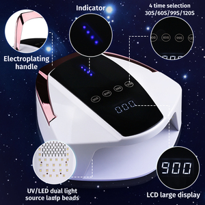 2024 nouvelle lampe à ongles <span class=keywords><strong>led</strong></span> rechargeable 96w <span class=keywords><strong>led</strong></span> vernis à ongles lampes de séchage de salon pour <span class=keywords><strong>manucure</strong></span> <span class=keywords><strong>led</strong></span> 365nm - Product Image 3