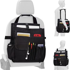 Sac de rangement pour siège avant de voiture le plus vendu avec sangle de suspension pour ordinateur portable, organisateur de voiture portable, sac à dos - Product Image 1