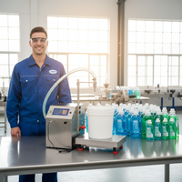 Pangolin Distributeur Automatique Électrique 72L/min à Dosage Quantitatif pour Pots/Bocaux en Plastique – Détergent Lessive et Liquide Vaisselle à Haut Débit