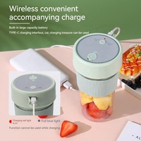 Mini presse-agrumes électrique portable rechargeable Insert Straw Drinking Multifunctional Household Fruit and Vegetable Machine