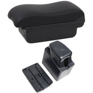 Boîte d'accoudoir VTEAR ABS avec USB et porte-gobelet pour <span class=keywords><strong>Renault</strong></span> Captur/Kaptur 2014-2018, accessoire de rangement intérieur avant pour voiture - Product Image 3