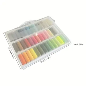 1 scatola di 39 colori filo per cucire in poliestere accessori per macchina fai da te piccoli accessori per filetti
