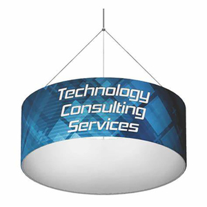 Triển Lãm Thương Mại 280gsm Dệt Kim Polyester Hai Mặt Đồ Họa In 8ft Trần Treo <span class=keywords><strong>Banner</strong></span> - Product Image 1