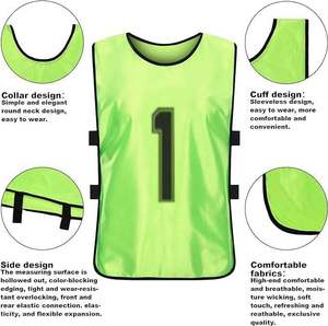 Maillots d'entraînement personnalisés OEM, dossards de match sublimés pour clubs de football jeunes d'Amérique du Nord, 100 % polyester, DIY - Product Image 3