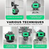Niveau Laser Vert 4D 16 Lignes Multifonctionnel Grade DIY 360, Livraison Directe, ENTREPÔT LOCAL UE