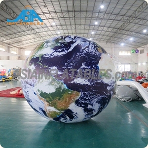 3M Géant Gonflable De Globe De Terre Gonflable De Ballon Neuf Planète Ballons - Product Image 2