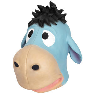 Mignon chat requin raton laveur <span class=keywords><strong>âne</strong></span> perroquet chauve-souris rhinocéros danse fête Latex couvre-chef masques pour Halloween et autres occasions festives - Product Image 3