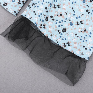 Ensemble pour bébés, vêtements pour filles, jeans en denim, pantalon, ensemble avec haut fleuri pour l'été, vente en gros - Product Image 4