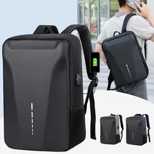 New Stylish Laptop Hard Case Backpack Back Pack Anti Theft USB Smart Laptop Backpack Bag Travel Business School Backpack For Men