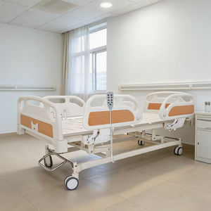<span class=keywords><strong>Lit</strong></span> médicalisé avec barrière ABS en acier au carbone, 3 fonctions pour les soins aux personnes âgées (usage hospitalier et domestique) - Product Image 4