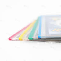 Porte-cartes de visite rigide en PVC coloré YAGELI, protection personnalisée en plastique dur, fabricant OEM ODM en gros
