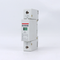 Dispositif de protection contre les surtensions 1P sur rail DIN SPD AC385V 20kA 40kA, parafoudre à module remplaçable pour boîtier de distribution AC solaire photovoltaïque