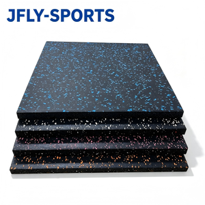 แผ่นยางปูพื้นยิม JFLY-SPORTS กันลื่น ดูดซับแรงกระแทก ทนทานต่อการสึกหรอ แบบต่อกันได้ สำหรับใช้งานเชิงพาณิชย์ - Product Image 1