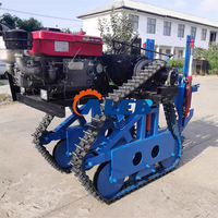 Machine de récolte d'oignons verts et de gingembre autopropulsée à haute efficacité