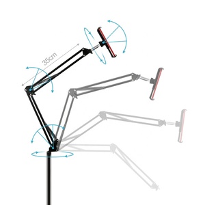 Linh hoạt điện thoại di động Tablet Đứng điện thoại di động chủ Tablet chủ kim loại nhôm điện thoại thông minh chủ gấp lười biếng đứng - Product Image 5