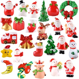 Figuras Navideñas en Miniatura al por Mayor, Adornos en Miniatura, Accesorios para Jardín y Paisajismo, Pequeñas Decoraciones Navideñas, Artesanía de Resina - Product Image 1