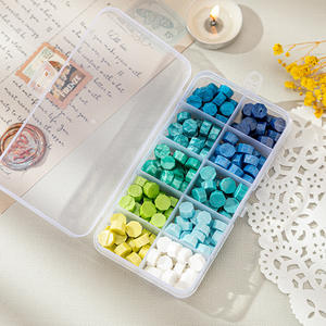 Kit de perles de <span class=keywords><strong>cire</strong></span> à cacheter, perles de <span class=keywords><strong>cire</strong></span> à cacheter avec cuillère à <span class=keywords><strong>cire</strong></span>, bougies à thé et pince à épiler, parfait <span class=keywords><strong>pour</strong></span> la décoration de cartes, enveloppes - Product Image 1