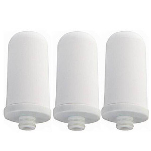 Water Faucet Purifier Ceramic Filter Element Easy Installation Kitchen Tap Water Filter White Manual Operation - Product Image 5