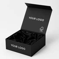 Boîte cadeau en carton rigide avec fermeture magnétique, logo personnalisé, finition mate, écologique, haut de gamme, insert en mousse pour boîte de soins de la peau ou de parfum