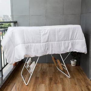 Séchoir à <span class=keywords><strong>linge</strong></span> métallique multi-usages pour intérieur et extérieur, avec ailes réglables, pliable, autoportant - Product Image 2