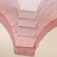Ensemble de 6 pièces de sous-vêtements pour femme en soie glacée européenne/américaine, tricot Dobby, string sexy, ODM, en nylon et coton, séchage rapide, entrejambe invisible