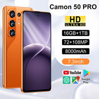 Smartphone Camon 50 Pro 5G avec grande batterie 8000 mAh, longue autonomie, Snapdragon 8 Gen 3, 16 Go, 1 To, écran 7,3 pouces, appareil photo 108 MP, Android 15