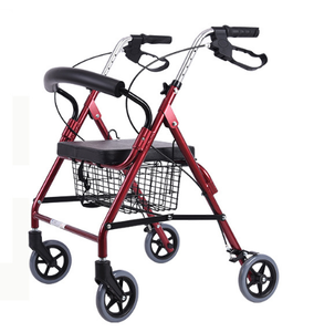 BQ3001A High Quality Outdoor Walker Foldable Aluminum Lightweight Walker <strong>Rollator</strong> for Disabled with Seat - Product Image 3