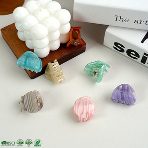 CANYUAN personalizado 3cm acetato PVC pinzas para el cabello lindo Mini pinza horquillas accesorios para el cabello personalizado al por mayor - Product Image 6