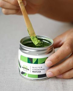 Hộp thiếc đựng trà matcha nhỏ tròn 30g, bán buôn, tùy chỉnh, chất lượng thực phẩm, hộp thiếc đựng cà phê/trà dạng bột, kín khí, đóng gói trà - Product Image 2