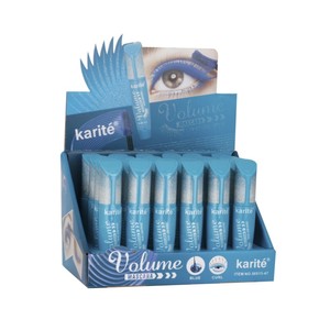 Karite 15ml Extra Volume falso effetto ciglia <span class=keywords><strong>Mascara</strong></span> impermeabile OEM personalizza Logo Private Label trucco per occhi <span class=keywords><strong>blu</strong></span> <span class=keywords><strong>Mascara</strong></span> - Product Image 4