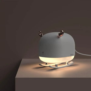 USB con luz nocturna, lámpara de Ambiente, humidificador de escritorio, difusor, 260ML, ciervo, Mini humidificador de aire encantador - Product Image 3