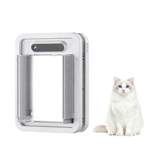 Porte pour animaux de compagnie intelligente et écologique avec caméra, vente en gros |   Porte pour chat contrôlée par application avec <span class=keywords><strong>reconnaissance</strong></span> faciale pour usage domestique - Product Image 1