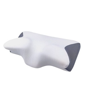 Almohada de Soporte Cervical Especializada con Núcleo de Espuma Viscoelástica, Tamaño Individual, Anti-Ronquidos, Forma de Mariposa, para Uso en el Dormitorio - Product Image 1