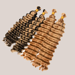 2025 Cabello humano crudo 100% sin procesar Fábrica a granel Venta al por mayor Sin trama Remy Cabello doble dibujado a granel - Product Image 6