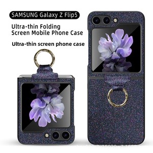 สินค้าขายดีในอีคอมเมิร์ซ: เคสโทรศัพท์แบบมีห่วงสำหรับ Samsung Galaxy Z Flip ลด 50% เคสพับได้ พกพาสะดวก ดีไซน์มินิมอล - Product Image 2