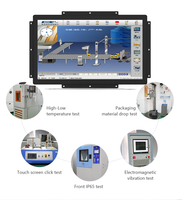 Monitor LCD Layar Sentuh Terbuka Industrial SeeTouch IP65 Kecerahan Tinggi 17 Inci 10 Titik Sentuh Kapasitif Rasio Aspek 4:3